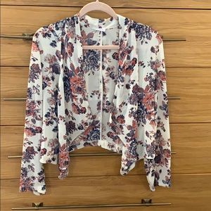 Floral lightweight blazer/ jacket
